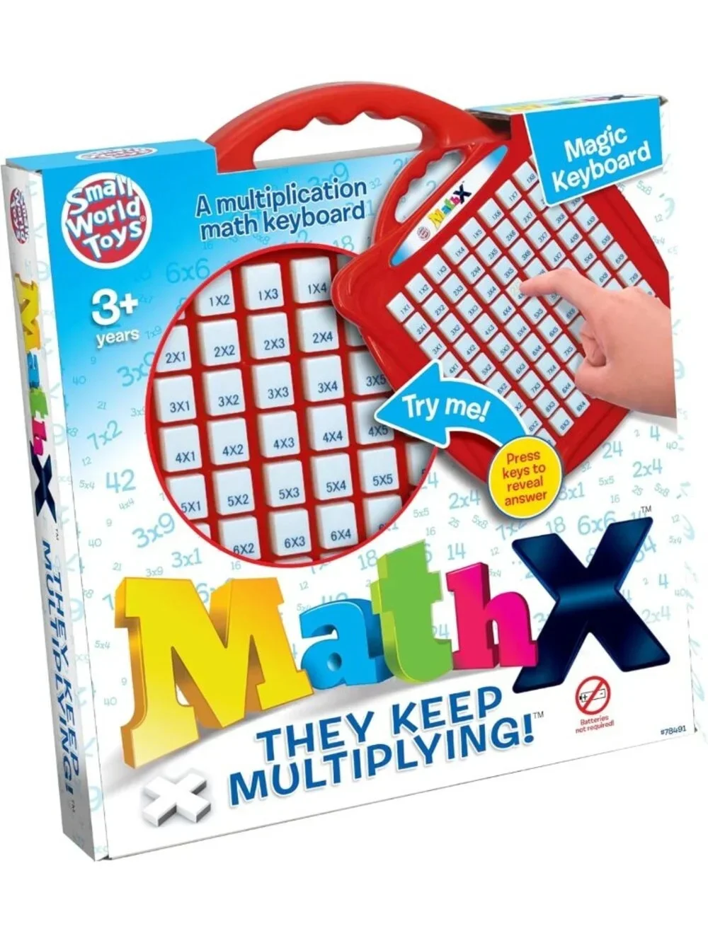 Multiplication Machine Game for Kids 3+, Montessori Math Learning Toy